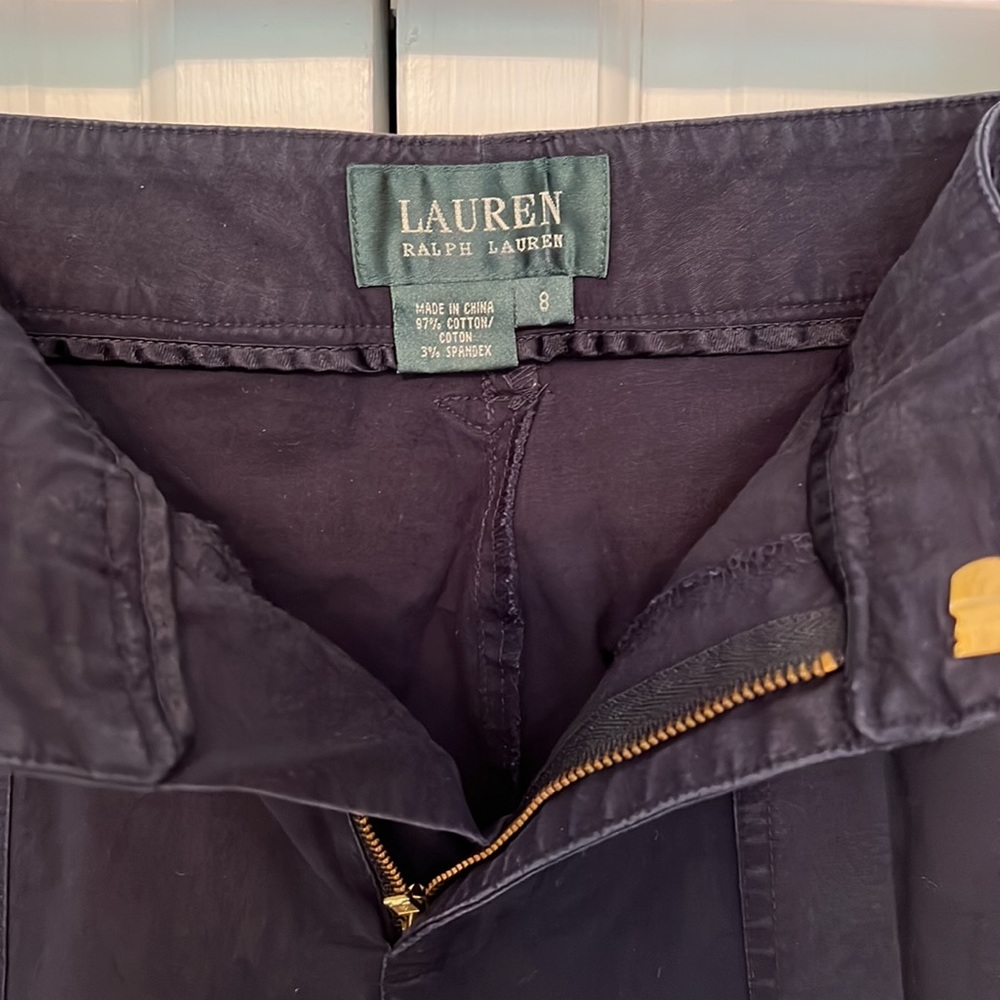 Ralph Lauren Navy Capris - Picture 5 of 7